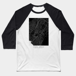 athens map poster minimalist Baseball T-Shirt